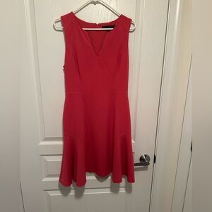 Chic Orange Sleeveless with Belt Whitehouse Black Market